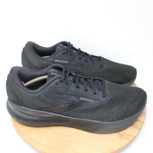 Brooks Shoes Mens 14 Adrenaline GTS 24 Running Sneakers Black Athletic Gym Work